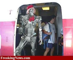 In the near future this is what the flight attendants on Virgin will look like...The Future!