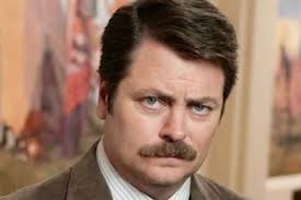 Nick Offerman has the best mustache currently on TV.